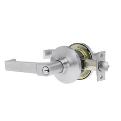 KEY IN LEVER AS1428.1 STOREROOM SET ADJUSTABLE 60/70MM TP Satin Chrome