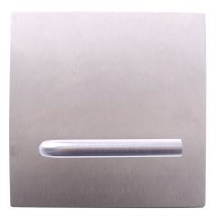200 EXTERIOR PLATE WITH 98 LEVER LH Satin Stainless