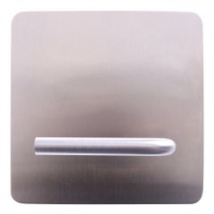 202 EXTERIOR PLATE WITH 98 LEVER RH Satin Stainless