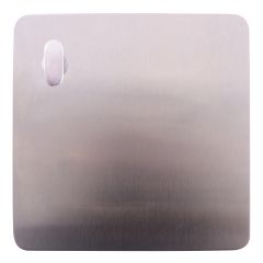202 EXTERIOR PLATE WITH TURN LH Satin Stainless