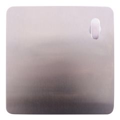 202 EXTERIOR PLATE WITH TURN RH Satin Stainless