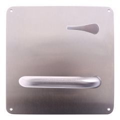 203 INTERIOR PLATE WITH DISABLED TURN & 96 LEVER RH Natural
