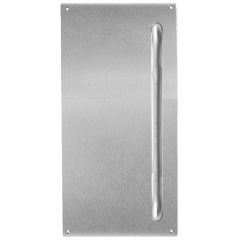 209 INTERIOR PLATE WITH P4 PULL HANDLE Satin Stainless
