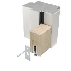 BATWING SEAL 12X12 LNG DBL DR SET WHITE White