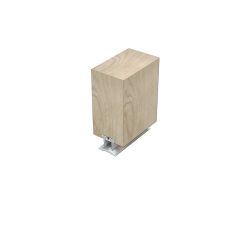 DOOR BOTTOM SWEEP SEAL 18W DBL FIN 2100 SIL Silver