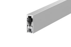 DROP SEAL MORTICE 0820 SIL SQUARE END PLATE Silver
