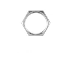 LOCKWOOD CAM LOCK NUT 22 X 1MM PK=10 Zinc Clear Cr3+ Chromate