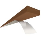 9X3MM EPDM FOAM COMPRESSION SEAL BROWN (5M) Brown