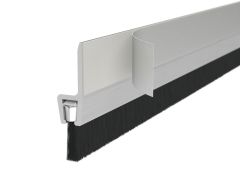 DOOR BOTTOM BRUSH SEAL SILVER (1000MM) Silver