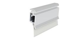 PREMIUM DOOR BOTTOM SEAL (SCREW TYPE) SILVER 925MM Silver