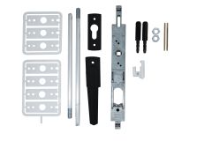 TBL LKG + ARIA HDL BL + STD RODS & TIPS CYL-ESCUTCHEON NO CYL Black