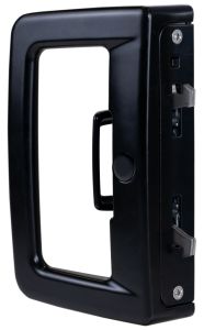 LW9 SD INTERNAL NON LOCKING D HANDLE/EXTERNAL NON LOCKING PULL UNI STRIKE NO CYL BLK TP Black