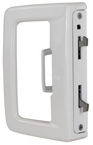 LW9 SD INTERNAL NON LOCKING D HANDLE/EXTERNAL NON LOCKING PULL UNI STRIKE NO CYL WH TP White