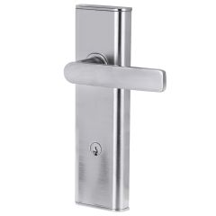 NEXION VISION D/LATCH LEVER L3 6PK Satin Chrome