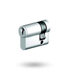 EURO C4 4PIN 1/2 C FIXED CAM  10/26 SC Satin Chrome Pearl