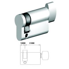 EURO C4 1/2 T FIXED CAM  10/31 SC Satin Chrome Pearl