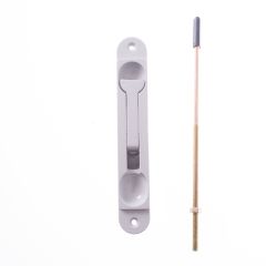 FLUSHBOLT RECESSED PLASTIC D TIP TP Special Powdercoat Finish