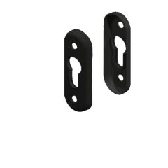 CYLINDER ESCUTCHEON SET AUS Black