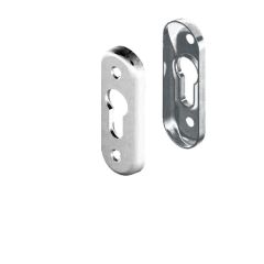 CYLINDER ESCUTCHEON SET AUS Satin Chrome