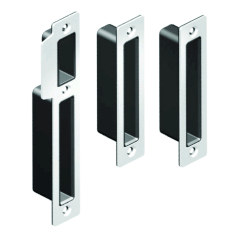 LEVER COMPRESSION LOCK STRIKE KIT 1 LH Satin Stainless Steel