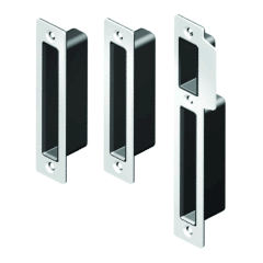 LEVER COMPRESSION LOCK STRIKE KIT 1 RH Satin Stainless Steel