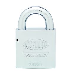 270S 70MM STEEL BODY PADLOCK D/LOCKING 25MM MOLY STEEL 14MM DIAMETER SHACKLE - 5KD TP No Finish