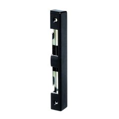 STRIKE SLIDING DOOR LOCK REVERSIBLE UNIVERSAL FRONT FIX TP Black