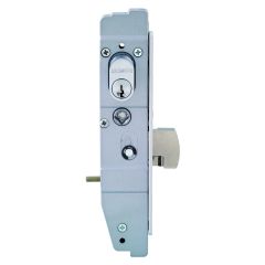 3540 - SHORT BACKSET MORTICE DEADLOCK DOUBLE CYLINDER (FAB) Satin Chrome