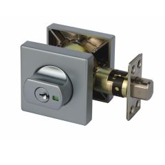 PARADIGM DEADBOLT SQUARE ROSE UNIVERSAL PACK Satin Chrome Pearl