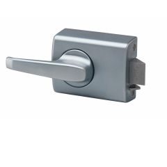 002 WITH LEVER OPEN OUT STRIKE TP Satin Chrome Pearl