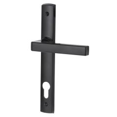 PALLADIUM DOUBLE CYLINDER SET 85MM PITCH & 29A LEVER Black