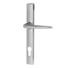 PALLADIUM DOUBLE CYLINDER SET 85MM PITCH & L1 LEVER Satin Chrome Pearl