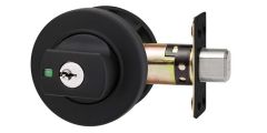 PARADIGM DEADBOLT ROUND ROSE TP 6PIN KEYED ALIKE Matt Black