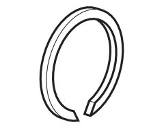 LOCKWOOD SP530 - CIRCLIP M2400/0120A PK=100 No Finish