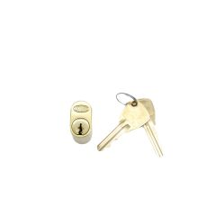 LOCKWOOD C4 8658 SINGLE SCREEN DOOR CYLINDER 5KD Satin Brass