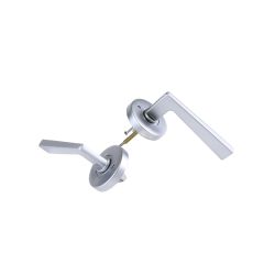 VELOCITY PRIVACY SET & 28 LEVER DP Satin Chrome Pearl