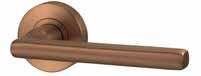 LEVER V4 PASSAGE SET WITH LATCH Satin Bronze PVD