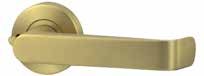 LEVER V1 PRIVACY SET WITH LATCH Satin Brass PVD