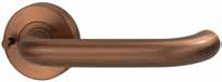 LEVER V2 PRIVACY SET WITH LATCH Satin Bronze PVD