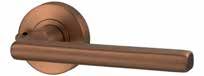 LEVER V4 PRIVACY SET WITH LATCH Satin Bronze PVD