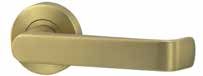 VIVID LEVER V1 DUMMY HALF SET  SATIN BRASS Satin Brass PVD