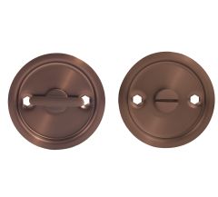CAVITY SLIDER PRIVACY SET Satin Bronze PVD