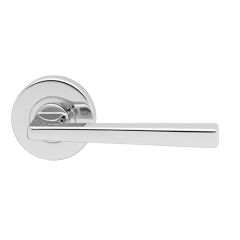 VELOCITY 55MM ROUND MORTICE LEVER SET & 28 LEVER CP TP Chrome Plate