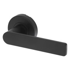 VELOCITY 55MM ROUND MORTICE LEVER SET & L3 LEVER MBK TP Matt Black