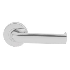VELOCITY 55MM ROUND MORTICE LEVER SET & L5 LEVER SC TP Satin Chrome