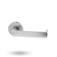 VELOCITY 55MM ROUND PASSAGE SET & L5 LEVER SC TP Satin Chrome