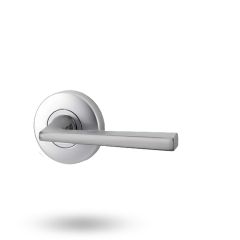 VELOCITY 55MM ROUND PASSAGE SET & 28 LEVER SC TP Satin Chrome
