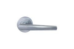 VELOCITY 55MM ROUND PASSAGE SET & L2 LEVER SC DP Satin Chrome
