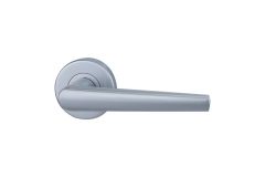 VELOCITY 55MM ROUND PASSAGE SET & L2 LEVER SP DP Satin Chrome Pearl