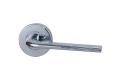 VELOCITY 55MM ROUND PASSAGE SET & L4 LEVER CP DP Chrome Plate